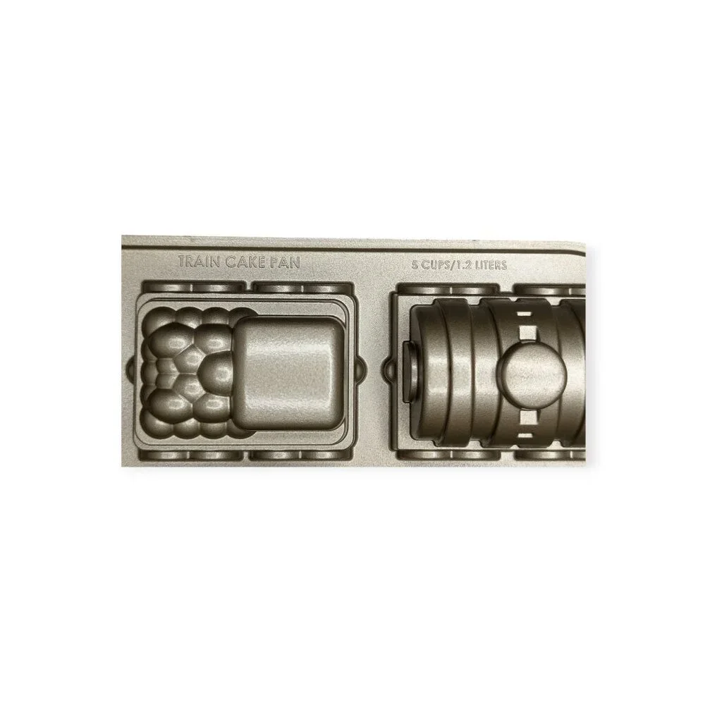 Nordic Ware 3D Railroad Train Cake or Cupcake Pan 5 Cups
